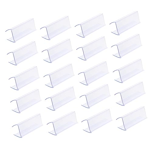 FUNNETOYU 20Stücke Etikettenhalter aus Transparent Clip Preisdisplay für Supermärkte Geschäfte und Regale Langlebig für Preisschilder FUNNETOYU 20Stücke Etikettenhalter aus Transparent Clip Preisdisplay für Supermärkte Geschäfte und Regale Langlebig für Preisschilder von FUNNETOYU