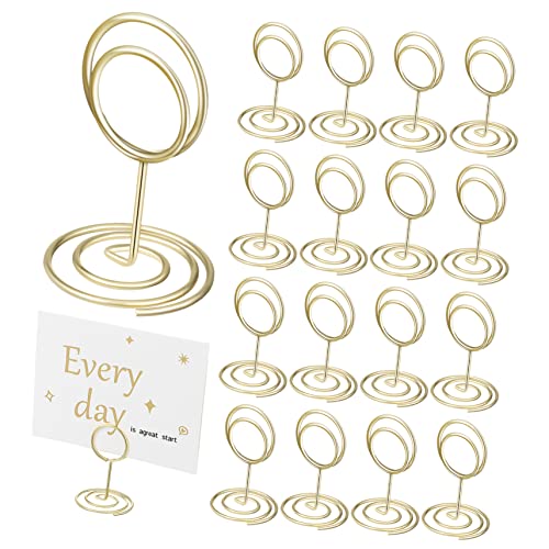 FUNNETOYU 20Stücke Fotohalter Tischkartenhalter Goldene Platzkarten Clips für Hochzeiten Partys und Events Elegante Menüständer und Tischdeko Stabil und Langlebig FUNNETOYU 20Stücke Fotohalter Tischkartenhalter Goldene Platzkarten Clips für Hochzeiten Partys und Events Elegante Menüständer und Tischdeko Stabil und Langlebig von FUNNETOYU