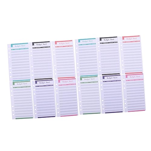 FUNNETOYU 24 Stück Budgetkarten aus Praktische Haushaltsbudgetkarten Sechs Farben mit Löchern zur Einfachen Organisation Ihrer für Monatliche und Wöchentliche Planung FUNNETOYU 24 Stück Budgetkarten aus Praktische Haushaltsbudgetkarten Sechs Farben mit Löchern zur Einfachen Organisation Ihrer für Monatliche und Wöchentliche Planung von FUNNETOYU