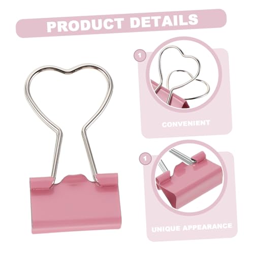 FUNNETOYU 24 Stück Büroklammern Für Bürobedarf Herz Büroklammern Metall Dokumentenhalter Büro Klemmen Planer Clips Retro Metall Binder Clips Datei FUNNETOYU 24 Stück Büroklammern Für Bürobedarf Herz Büroklammern Metall Dokumentenhalter Büro Klemmen Planer Clips Retro Metall Binder Clips Datei von FUNNETOYU