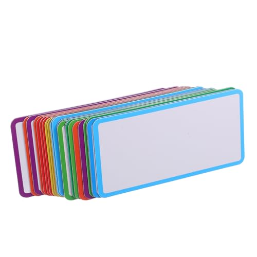 FUNNETOYU 24 Stück Magnetische Namens aufkleber Streifen bunt versprechen Tipp Magnet-Namensschilder kühlschrank Magnetetiketten für Whiteboard praktische Namensschilder beschichtetes Papier FUNNETOYU 24 Stück Magnetische Namens aufkleber Streifen bunt versprechen Tipp Magnet-Namensschilder kühlschrank Magnetetiketten für Whiteboard praktische Namensschilder beschichtetes Papier von FUNNETOYU