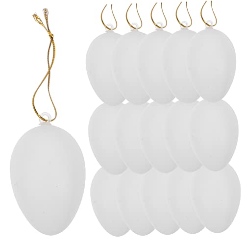 FUNNETOYU 24 Stück Osterei Schreibtisch Eier Eier Requisiten Eier Malspielzeug Eierschale DIY Eier Malerei Feiertags Eier Eier Dekorationen Kleinkind von FUNNETOYU