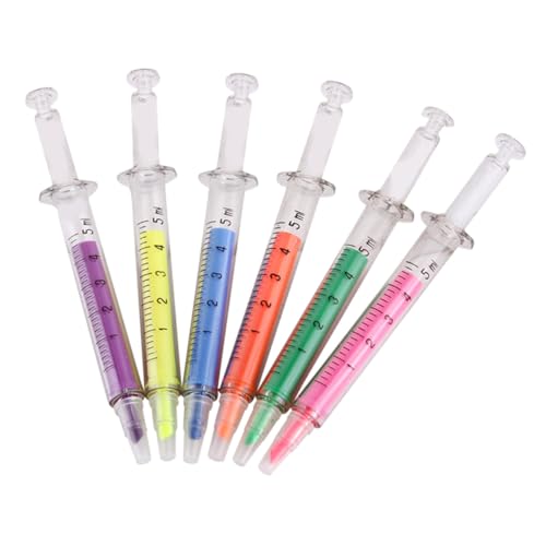 FUNNETOYU 24 Stück Teiliges Niedliche Textmarker für Krankenschwestern Bunte Leuchtstifte Praktische Auffällige Marker für Schule Büro und Kreatives Schreiben von FUNNETOYU
