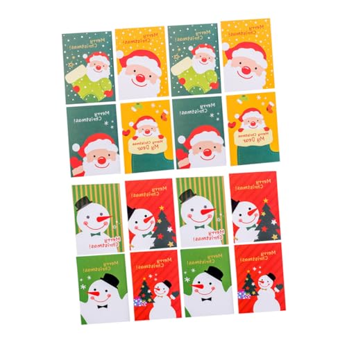 FUNNETOYU 24 Stück Teiliges Weihnachts Notizblock Cartoon Notizbücher mit Schneemann und Weihnachtsmann Motiven Kleine Pocket Notizblöcke für Tagebuch Reise Schule und Büro von FUNNETOYU