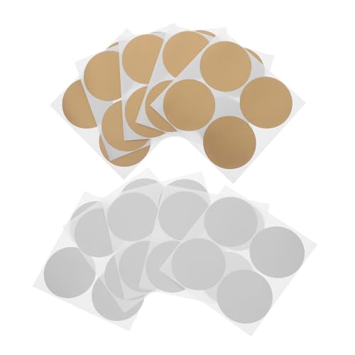FUNNETOYU 240 Stück Runde Scratch Off Aufkleber Selbstklebend Gold Silber DIY Rubbellose Für Partyspiele Events Überraschungskarten Kreative Rubbelsticker Zum Selber Gestalten FUNNETOYU 240 Stück Runde Scratch Off Aufkleber Selbstklebend Gold Silber DIY Rubbellose Für Partyspiele Events Überraschungskarten Kreative Rubbelsticker Zum Selber Gestalten von FUNNETOYU