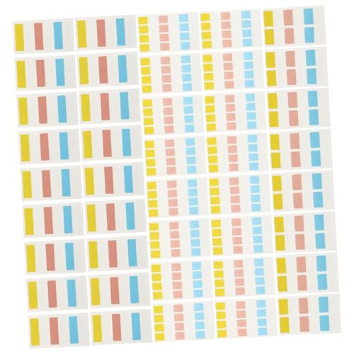FUNNETOYU 240 Stück Selbstklebende Index Sticker Farbiges Beschriftungs für Büro Schule und Zuhause Praktische Haftnotizen mit Hoher Haftkraft und Verschiedenen FUNNETOYU 240 Stück Selbstklebende Index Sticker Farbiges Beschriftungs für Büro Schule und Zuhause Praktische Haftnotizen mit Hoher Haftkraft und Verschiedenen von FUNNETOYU