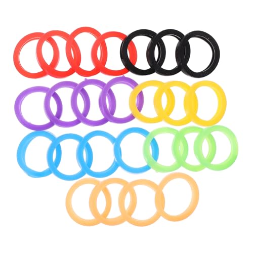 FUNNETOYU 25 Stück Silikon Schlüsselkappen Bunte Schlüsselidentifikation mit Elastischen Covers für Hausschlüssel Einfache Anwendung und Tragbares Design FUNNETOYU 25 Stück Silikon Schlüsselkappen Bunte Schlüsselidentifikation mit Elastischen Covers für Hausschlüssel Einfache Anwendung und Tragbares Design von FUNNETOYU