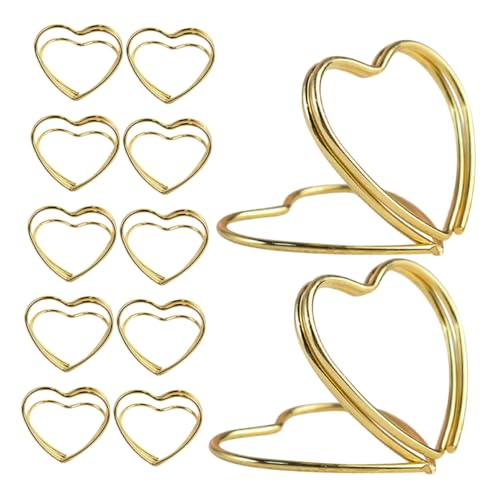FUNNETOYU 25 Stück Teiliges Herz Fotohalter aus Robustem Metall für Hochzeiten Geburtstagsfeiern und Vielseitige Kartenhalter für Tischdekoration und Erinnerungsfotos FUNNETOYU 25 Stück Teiliges Herz Fotohalter aus Robustem Metall für Hochzeiten Geburtstagsfeiern und Vielseitige Kartenhalter für Tischdekoration und Erinnerungsfotos von FUNNETOYU