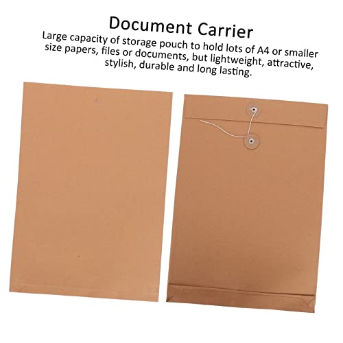 FUNNETOYU 25 Stück Teiliges Kraftpapier Dokumentenmappe mit Knopfverschluss Großer Kapazität für Kleinere Papiere Leichter Papier Organizer für Büro Schule Geschäftsreisen und FUNNETOYU 25 Stück Teiliges Kraftpapier Dokumentenmappe mit Knopfverschluss Großer Kapazität für Kleinere Papiere Leichter Papier Organizer für Büro Schule Geschäftsreisen und von FUNNETOYU