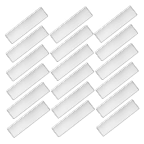 FUNNETOYU 25 Stück Teiliges Transparente Selbstklebende Etikettenhalter aus Wasserdichtem PVC Praktische Kunststofftaschen für Visitenkarten Regale Schubladen Büro Schule Lagerorganisation FUNNETOYU 25 Stück Teiliges Transparente Selbstklebende Etikettenhalter aus Wasserdichtem PVC Praktische Kunststofftaschen für Visitenkarten Regale Schubladen Büro Schule Lagerorganisation von FUNNETOYU