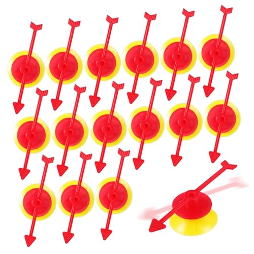 FUNNETOYU 25stücke Teiliges Rotierende Pfeile Aus Kunststoff Partyspiel Zubehör Für Spieleabende Und Kindergeburtstage Mit Leicht Anbringbaren Saugnäpfen Langlebig Und Sicher Für von FUNNETOYU
