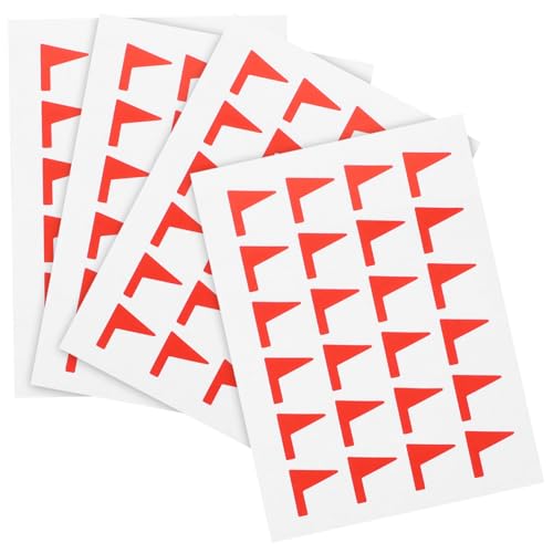 FUNNETOYU 288 Stück Blanko Etikettenaufkleber Selbstklebende Vinyl Aufkleber Zum Beschriften DIY Markierungsaufkleber Etiketten Zum Organisieren Dekorative Etikettenaufkleber von FUNNETOYU
