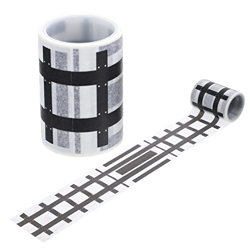 FUNNETOYU 2Rollen DIY Eisenbahnaufkleber Bänder Abnehmbares Verkehrsstraßen Klebeband für Spielzeugfahrzeuge Realistische Straßenaufkleber für Unendlichen Spielspaß FUNNETOYU 2Rollen DIY Eisenbahnaufkleber Bänder Abnehmbares Verkehrsstraßen Klebeband für Spielzeugfahrzeuge Realistische Straßenaufkleber für Unendlichen Spielspaß von FUNNETOYU