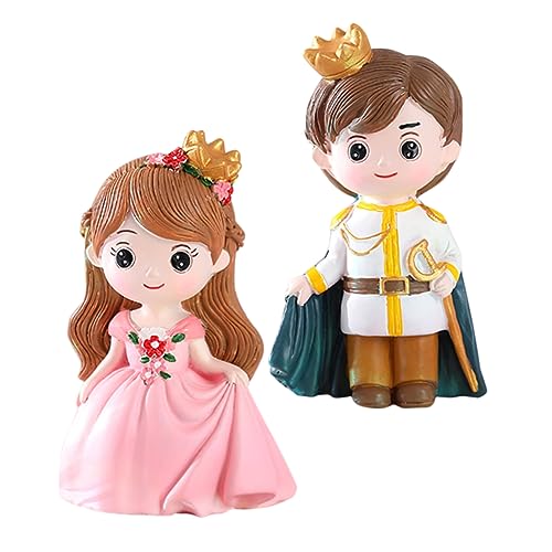 FUNNETOYU 2Stücke Prinzessin und Prinz Kuchen Topper Dekoration für Geburtstag und Party für aus Langlebigem Harz Leicht und Praktisch Schöne Tischdeko für Unvergessliche FUNNETOYU 2Stücke Prinzessin und Prinz Kuchen Topper Dekoration für Geburtstag und Party für aus Langlebigem Harz Leicht und Praktisch Schöne Tischdeko für Unvergessliche von FUNNETOYU