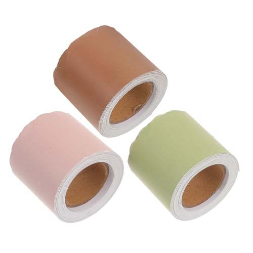FUNNETOYU 3 Rollen Bunte Wandbordüre Wellenrand Dekoration für Pinnwand und Tafel Je für Klassenzimmer und FUNNETOYU 3 Rollen Bunte Wandbordüre Wellenrand Dekoration für Pinnwand und Tafel Je für Klassenzimmer und von FUNNETOYU