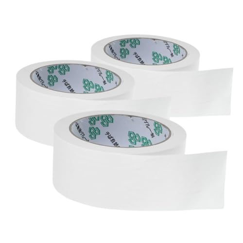 FUNNETOYU 3 Rollen Dichtungsband Versand beschreibbares Paketband wickeln Paketklebeband Mailing Post Handwerkspapierband Klebeband für Verpackungskartons Papier Klebeband Kraftpapier Weiß FUNNETOYU 3 Rollen Dichtungsband Versand beschreibbares Paketband wickeln Paketklebeband Mailing Post Handwerkspapierband Klebeband für Verpackungskartons Papier Klebeband Kraftpapier Weiß von FUNNETOYU