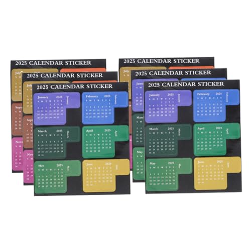 FUNNETOYU 3 Sätze DIY Planer Aufkleber Set Selbstklebende Kalendersticker für Notizblöcke und Index Bunte Kalenderaufkleber für Effiziente Planung und Organisation FUNNETOYU 3 Sätze DIY Planer Aufkleber Set Selbstklebende Kalendersticker für Notizblöcke und Index Bunte Kalenderaufkleber für Effiziente Planung und Organisation von FUNNETOYU