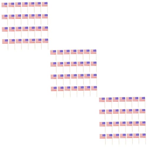 FUNNETOYU 3 Sätze Papierkuchenflagge Uns Zahnstocherfahnen Kuchendekorationen Für Geburtstagsfeiern Amerikanische Flagge Flaggen-cupcake-picks Auswahl Der Us-flagge Holz 200 Stück * 3 FUNNETOYU 3 Sätze Papierkuchenflagge Uns Zahnstocherfahnen Kuchendekorationen Für Geburtstagsfeiern Amerikanische Flagge Flaggen-cupcake-picks Auswahl Der Us-flagge Holz 200 Stück * 3 von FUNNETOYU