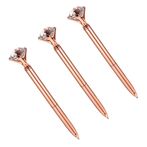 FUNNETOYU 3 Stück Metall Kugelschreiber mit Diamant Design für Bürobedarf und Alltägliches Schreiben Hochwertige Schreibwerkzeuge für Zuhause und Business FUNNETOYU 3 Stück Metall Kugelschreiber mit Diamant Design für Bürobedarf und Alltägliches Schreiben Hochwertige Schreibwerkzeuge für Zuhause und Business von FUNNETOYU