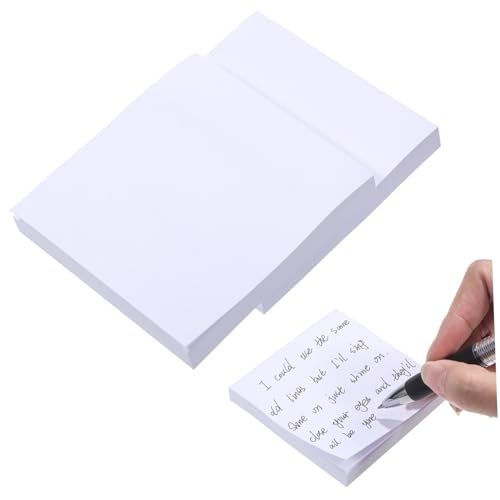 FUNNETOYU 3 Stück Selbstklebende Haftnotizen Quadratisch Starke Klebekraft Wiederverwendbar Büro Schreibtischzubehör Praktische Weiße Memo Pads für Notizen Erinnerungen FUNNETOYU 3 Stück Selbstklebende Haftnotizen Quadratisch Starke Klebekraft Wiederverwendbar Büro Schreibtischzubehör Praktische Weiße Memo Pads für Notizen Erinnerungen von FUNNETOYU