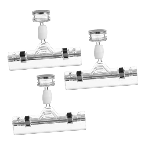 FUNNETOYU 3 Stück Teiliges Magnet Preisschild Display Clip Transparent Stark Haftend für Supermarkt Werbung Tischaufsteller Namensschildhalter Leicht Tragbar Vielseitig Einsetzbar FUNNETOYU 3 Stück Teiliges Magnet Preisschild Display Clip Transparent Stark Haftend für Supermarkt Werbung Tischaufsteller Namensschildhalter Leicht Tragbar Vielseitig Einsetzbar von FUNNETOYU