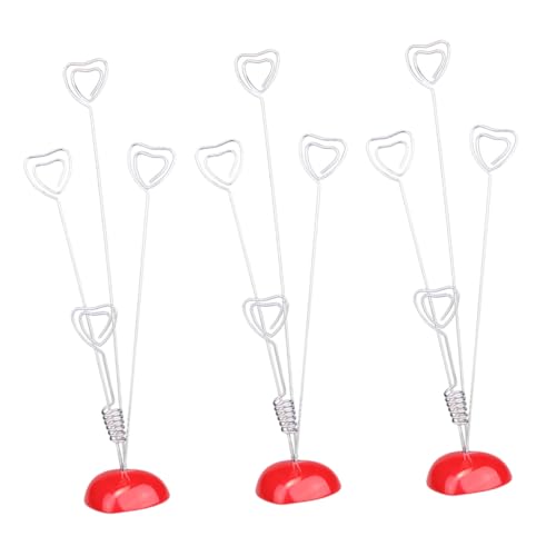FUNNETOYU 3 Stück Teiliges Memo clips Robustem Metall mit Rotem Herz design Multifunktionale Notizhalter und Fotoklammern für Tischdekoration bei Hochzeit Büro FUNNETOYU 3 Stück Teiliges Memo clips Robustem Metall mit Rotem Herz design Multifunktionale Notizhalter und Fotoklammern für Tischdekoration bei Hochzeit Büro von FUNNETOYU