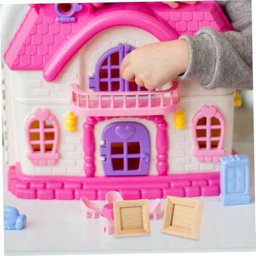 FUNNETOYU 3 Stück Teiliges Mini Bilderrahmen aus Holz Miniatur Fotorahmen mit Standfunktion Puppenhaus Dekoration DIY Bastelzubehör für Miniaturdisplay Geeignet für Puppenhaus und Mini FUNNETOYU 3 Stück Teiliges Mini Bilderrahmen aus Holz Miniatur Fotorahmen mit Standfunktion Puppenhaus Dekoration DIY Bastelzubehör für Miniaturdisplay Geeignet für Puppenhaus und Mini von FUNNETOYU