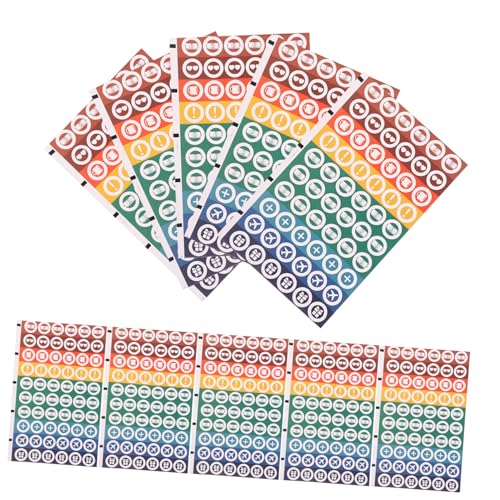 FUNNETOYU 30 Blatt Punktaufkleber bunt Registerkarten süße Klassifizierungsaufkleber für Kind Kennzeichnungsaufkleber Aufkleber beachten Scrapbooking-Etiketten Klebebrikotaufkleber Papier FUNNETOYU 30 Blatt Punktaufkleber bunt Registerkarten süße Klassifizierungsaufkleber für Kind Kennzeichnungsaufkleber Aufkleber beachten Scrapbooking-Etiketten Klebebrikotaufkleber Papier von FUNNETOYU
