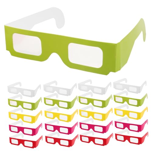 FUNNETOYU 30 Stück Partybrillen für Farbenfrohe Brille für Geburtstagsfeiern Valentinstag und Klassenzimmerbelohnungen für Unvergessliche bei Konzerten und Festen FUNNETOYU 30 Stück Partybrillen für Farbenfrohe Brille für Geburtstagsfeiern Valentinstag und Klassenzimmerbelohnungen für Unvergessliche bei Konzerten und Festen von FUNNETOYU