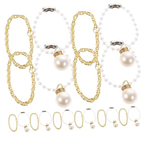 FUNNETOYU 30 Stück Teiliges Kinderschmuck Mini Halsketten Mädchen Modeschmuck DIY Anhänger Perlen Zubehör für Rollenspiele und Puppenaccessoires FUNNETOYU 30 Stück Teiliges Kinderschmuck Mini Halsketten Mädchen Modeschmuck DIY Anhänger Perlen Zubehör für Rollenspiele und Puppenaccessoires von FUNNETOYU