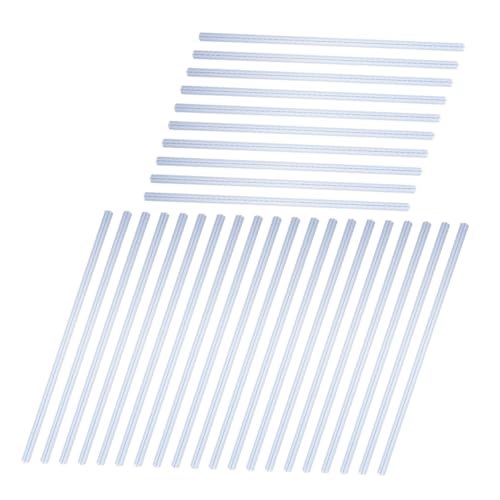 FUNNETOYU 30 Stück Teiliges Transparent Pull Rod Clips für Schul und Bürobedarf Stabil Leicht und Wiederverwendbar für Dokumente und Notizen für DIY Projekte und Aufbewahrung von FUNNETOYU