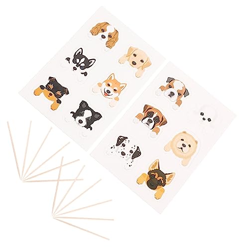 FUNNETOYU 36 Stück Hund Kucheneinsatz Kuchen -Topper Partyzubehör für Tiergeburtstage hund kuchen bithday cake birthday cake gebutagsdeko Hund Cupcake Topper Tortenaufsatz aus Papier FUNNETOYU 36 Stück Hund Kucheneinsatz Kuchen -Topper Partyzubehör für Tiergeburtstage hund kuchen bithday cake birthday cake gebutagsdeko Hund Cupcake Topper Tortenaufsatz aus Papier von FUNNETOYU