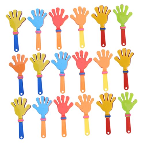 FUNNETOYU 36 Stück Teiliges Handklatscher Sicherem Kunststoff Bunte Klatschhände ohne Scharfe Kanten Leicht und Kompakt als Party Accessoire Geräuschemacher für Zufällige Zufällige Farbe FUNNETOYU 36 Stück Teiliges Handklatscher Sicherem Kunststoff Bunte Klatschhände ohne Scharfe Kanten Leicht und Kompakt als Party Accessoire Geräuschemacher für Zufällige Zufällige Farbe von FUNNETOYU