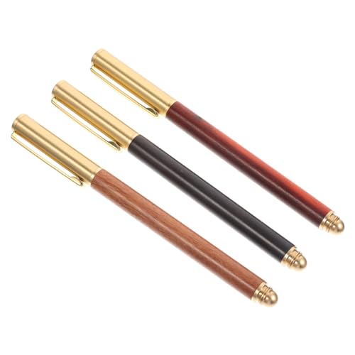 FUNNETOYU 3Stücke Holz Schreibstifte für Premium Holz Kugelschreiber mit Clip für Vielseitig Einsetzbar Schule und Büro FUNNETOYU 3Stücke Holz Schreibstifte für Premium Holz Kugelschreiber mit Clip für Vielseitig Einsetzbar Schule und Büro von FUNNETOYU