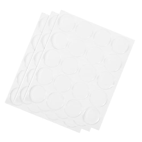 FUNNETOYU 3blatt Gemstone Rund-Resin-Patch Sticker Transparente Aufkleber Für Schmuck Und -bastelprojekte Selbstklebend Vielseitig Einsetzbar von FUNNETOYU