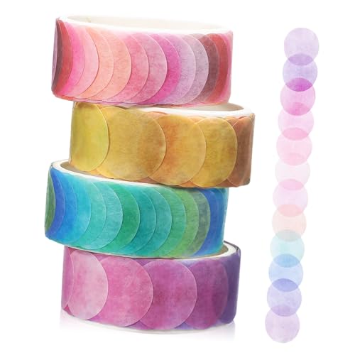 FUNNETOYU 4 Rollen Dekoratives Washi Tape Selbstklebend Langlebig Vielseitig für DIY Scrapbooking Journaling Geschenkverpackung Farbenfrohe Aesthetic Tapes mit Fruchtigen Designs FUNNETOYU 4 Rollen Dekoratives Washi Tape Selbstklebend Langlebig Vielseitig für DIY Scrapbooking Journaling Geschenkverpackung Farbenfrohe Aesthetic Tapes mit Fruchtigen Designs von FUNNETOYU
