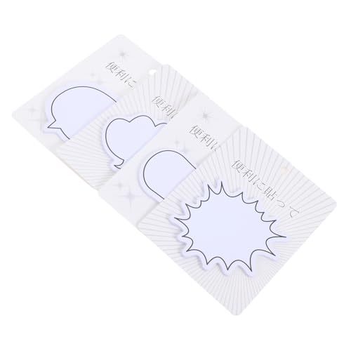 FUNNETOYU 4 Sätze Kreative Haftnotizen mit Einzigartigen Formen Selbstklebend Stark Haftend Vielseitig für Büro Schule Zuhause Praktische Memo Pads für Effizientes Schreiben und von FUNNETOYU