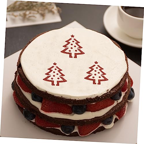 FUNNETOYU 4 Stk. Teiliges Edelstahl Weihnachts Schablonen für Kuchen Kekse Kaffee und Desserts Wiederverwendbare Cupcake Stencils mit Weihnachtsbaum Schneemann Schneeflocke und Lebkuchenmann FUNNETOYU 4 Stk. Teiliges Edelstahl Weihnachts Schablonen für Kuchen Kekse Kaffee und Desserts Wiederverwendbare Cupcake Stencils mit Weihnachtsbaum Schneemann Schneeflocke und Lebkuchenmann von FUNNETOYU
