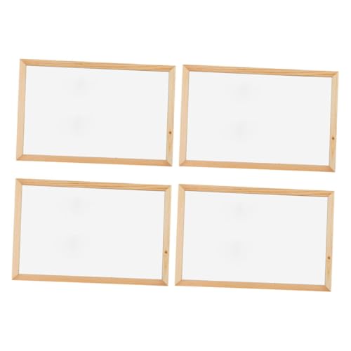 FUNNETOYU 4 Stück Einseitiges Whiteboard kleine trocken abwischbare Tafel desktop note board Compact Writing Board Tisch-Zeichenbrett Tabletop Whiteboard Tischschreibvorstand Holz Weiß FUNNETOYU 4 Stück Einseitiges Whiteboard kleine trocken abwischbare Tafel desktop note board Compact Writing Board Tisch-Zeichenbrett Tabletop Whiteboard Tischschreibvorstand Holz Weiß von FUNNETOYU