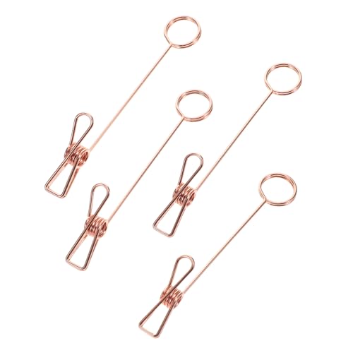 FUNNETOYU 4 Stück Metal Doppelseitige Büroklammer Roségoldfarbene Notizhalter mit Zwei Klemmenköpfen Stabile Metallclips für Fotos Memo Zettelhalter und Tischkarten Langlebig und Vielseitig FUNNETOYU 4 Stück Metal Doppelseitige Büroklammer Roségoldfarbene Notizhalter mit Zwei Klemmenköpfen Stabile Metallclips für Fotos Memo Zettelhalter und Tischkarten Langlebig und Vielseitig von FUNNETOYU