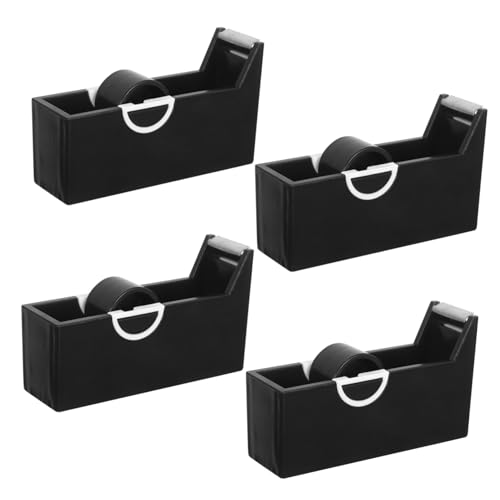 FUNNETOYU 4 Stück Präziser Wimpern-klebeband-abroller mit Stabiler Basis Tragbarer Desktop Tape Dispenser für Salon und Büro Effizienter Tape Cutter für Professionelle Wimpernverlängerungen von FUNNETOYU