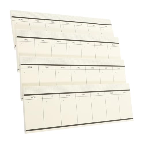 FUNNETOYU 4 Stück Praktische Wochenplaner Notizblöcke Portable Memo Pads für Schüler Büro Alltag zur Wochen Tagesplanung Geeignet FUNNETOYU 4 Stück Praktische Wochenplaner Notizblöcke Portable Memo Pads für Schüler Büro Alltag zur Wochen Tagesplanung Geeignet von FUNNETOYU