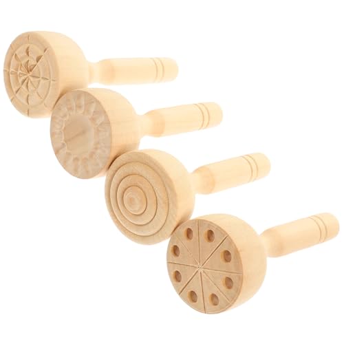 FUNNETOYU 4 Stück Teiliges Holz Modellierwerkzeug mit Dekorativen Mustern Langlebige DIY Tonstempel für Tonarbeiten Geeignet für Töpfer und Lufttrocknenden Kreative Bastelwerkzeuge FUNNETOYU 4 Stück Teiliges Holz Modellierwerkzeug mit Dekorativen Mustern Langlebige DIY Tonstempel für Tonarbeiten Geeignet für Töpfer und Lufttrocknenden Kreative Bastelwerkzeuge von FUNNETOYU