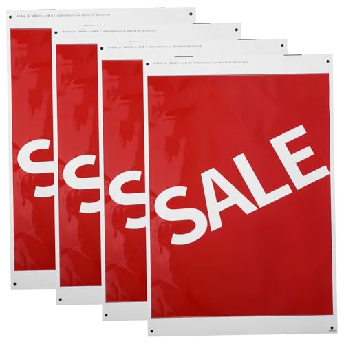 FUNNETOYU 4 Stück Teiliges Selbstklebende Verkaufsaufkleber für Einzelhandel Leuchtende Farben Flexible Anordnung Rückstandsfrei Entfernbar Geeignet für Fenster Wände Schaufensteranzeigen FUNNETOYU 4 Stück Teiliges Selbstklebende Verkaufsaufkleber für Einzelhandel Leuchtende Farben Flexible Anordnung Rückstandsfrei Entfernbar Geeignet für Fenster Wände Schaufensteranzeigen von FUNNETOYU