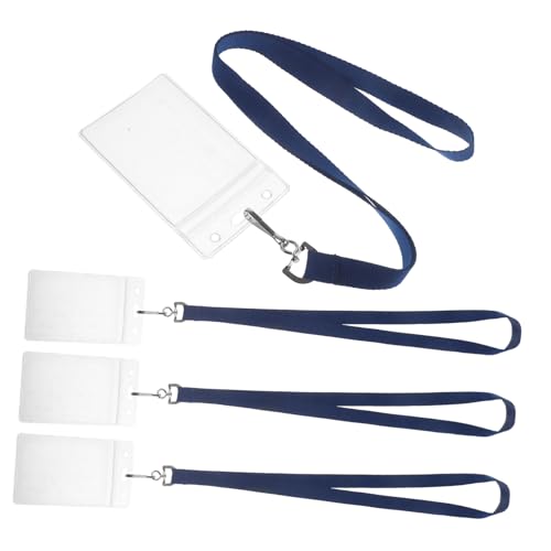 FUNNETOYU 4 Stück Zertifikat Lanyardgürtel Kartenhalter Ärmel Abzeichen Lanyards hart Inhaber Schlüsselband für ID Krankenschwester -Abzeichenhalter Ausweishalter Kartenkarton PVC Marine FUNNETOYU 4 Stück Zertifikat Lanyardgürtel Kartenhalter Ärmel Abzeichen Lanyards hart Inhaber Schlüsselband für ID Krankenschwester -Abzeichenhalter Ausweishalter Kartenkarton PVC Marine von FUNNETOYU
