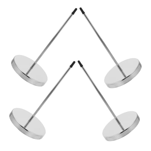 FUNNETOYU 4 Stücke Edelstahl Speisekarten Einstecker Hitze Feuchtigkeitsbeständig Kompatibel für Restaurantbestellungen Platzsparend für Effizientes Küchen Bestellmanagement von FUNNETOYU