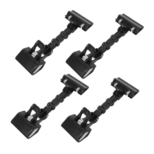 FUNNETOYU 4 Stücke Einstellbarer Etikettenclip Zeichenclip Doppelkopfklemme Doppelkopfclip Memo -halter -clip Dokumentinhaber Gemäldehalter Büroklammer Aus Kunststoff Plastik Schwarz FUNNETOYU 4 Stücke Einstellbarer Etikettenclip Zeichenclip Doppelkopfklemme Doppelkopfclip Memo -halter -clip Dokumentinhaber Gemäldehalter Büroklammer Aus Kunststoff Plastik Schwarz von FUNNETOYU