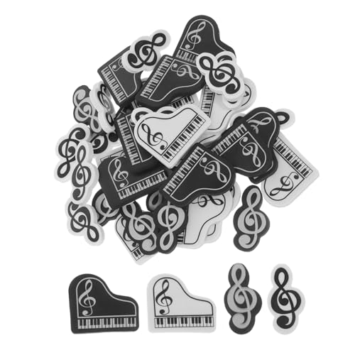 FUNNETOYU 40 Stück Teiliges Mini Radiergummi mit Musiknoten und Klavier Motiv Schmutzfreie Radierung Komfortabler Griff Langlebiges Material als Schulpreise und Partyfüller für Schüler FUNNETOYU 40 Stück Teiliges Mini Radiergummi mit Musiknoten und Klavier Motiv Schmutzfreie Radierung Komfortabler Griff Langlebiges Material als Schulpreise und Partyfüller für Schüler von FUNNETOYU