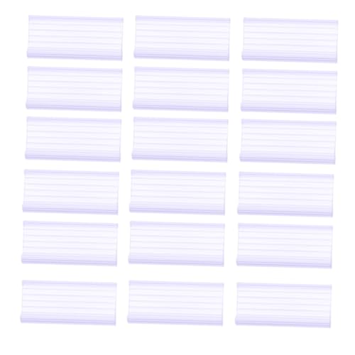 FUNNETOYU 40 Stück Teiliges PVC Preisschildhalter Transparent Bogenförmige Regalclip Halterung für Drahtkörbe Robust und Langlebig für Supermärkte Restaurants und Verkaufsstände FUNNETOYU 40 Stück Teiliges PVC Preisschildhalter Transparent Bogenförmige Regalclip Halterung für Drahtkörbe Robust und Langlebig für Supermärkte Restaurants und Verkaufsstände von FUNNETOYU
