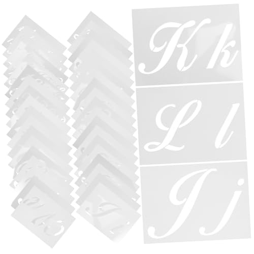 FUNNETOYU 40 Stück Vorlage für Buchstaben Sammelalbum Form Schablonen zum Malen auf hohl Zahlen Buchstabensymbol-Schablonen Multifunktions-Buchstabenschablonen das Haustier Weiß FUNNETOYU 40 Stück Vorlage für Buchstaben Sammelalbum Form Schablonen zum Malen auf hohl Zahlen Buchstabensymbol-Schablonen Multifunktions-Buchstabenschablonen das Haustier Weiß von FUNNETOYU